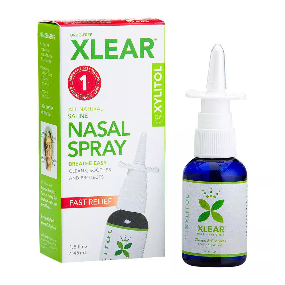 Xlear Xylitol and Natural Saline Nasal Spray, 1.5 Oz